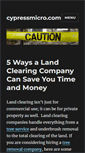 Mobile Screenshot of cypressmicro.com
