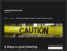 Tablet Screenshot of cypressmicro.com